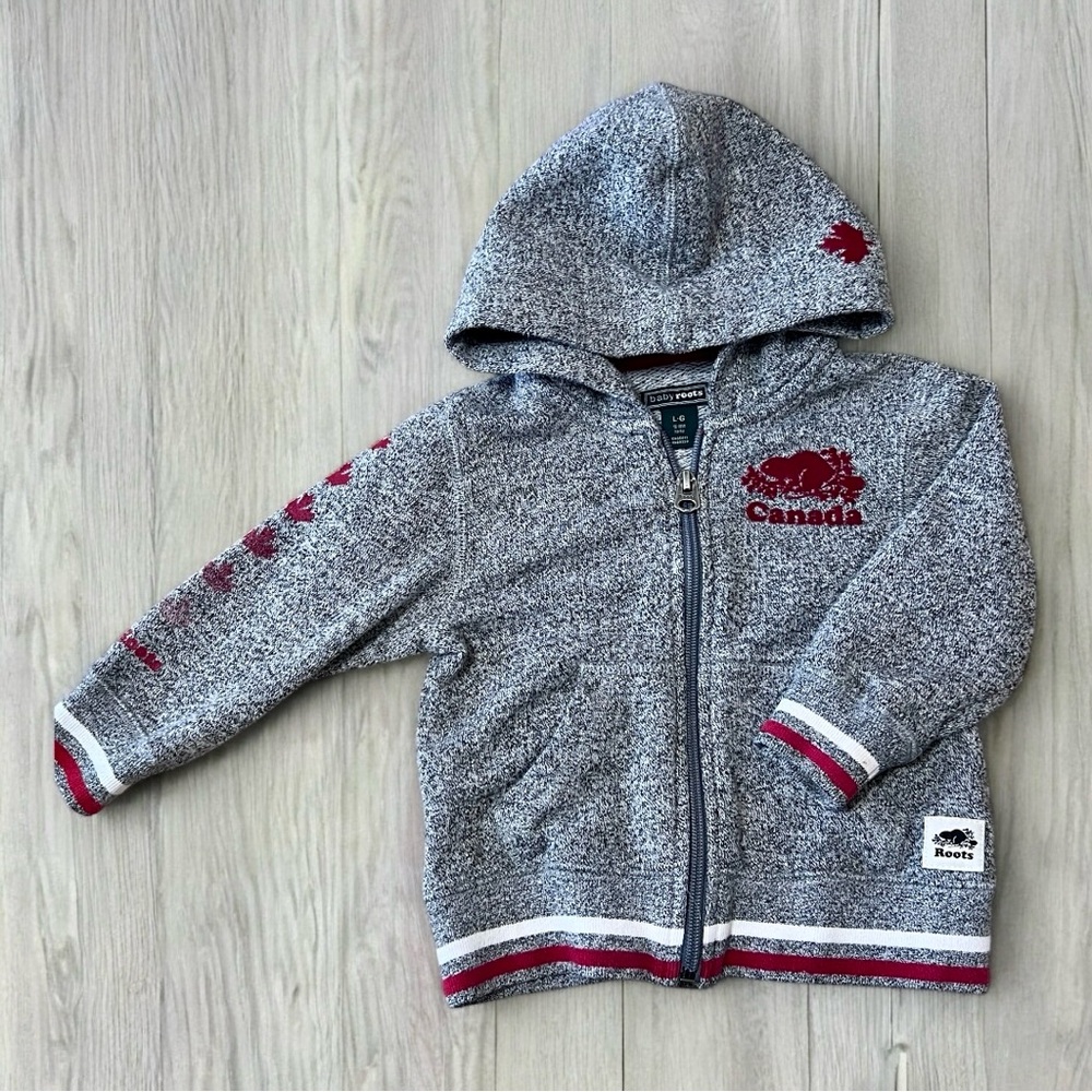 3/$35 Roots Kids Gray Hoodie